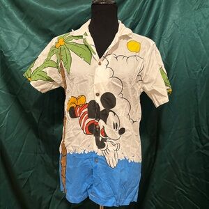 VINTAGE Tropical Mickey Mouse Shirt